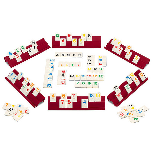 Rummy 6 joueurs boîte de métal