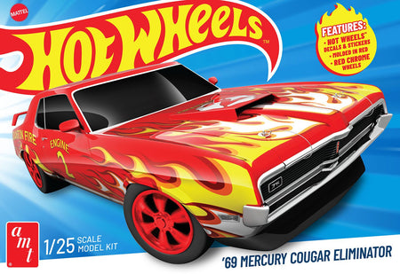 AMT 1969 Mercury Cougr Eliminator Hot Wheels — référence AMT1527
