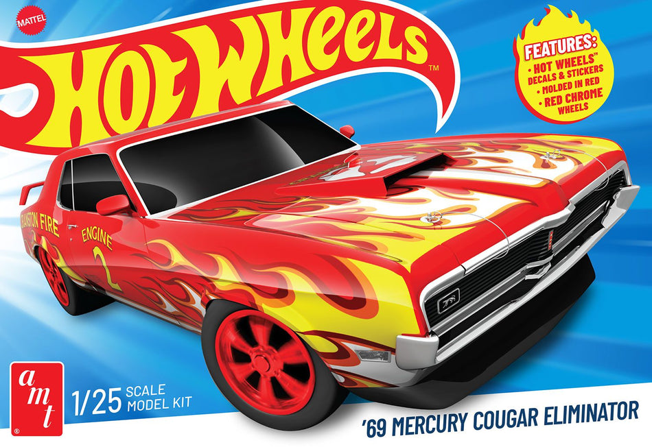 AMT 1969 Mercury Cougr Eliminator Hot Wheels — référence AMT1527