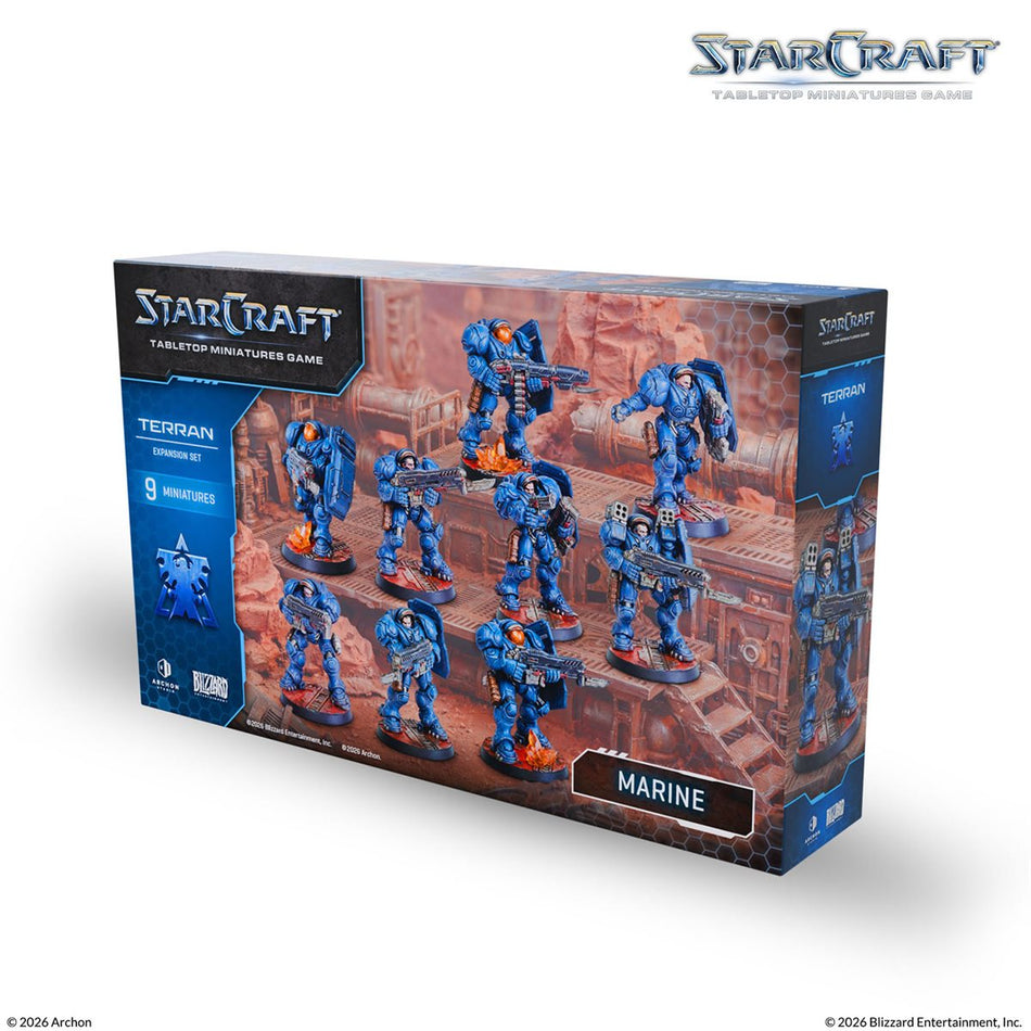 Starcraft - The Miniatures Game: Wave 1 - Terran - Marine Expansion Set (EN)
