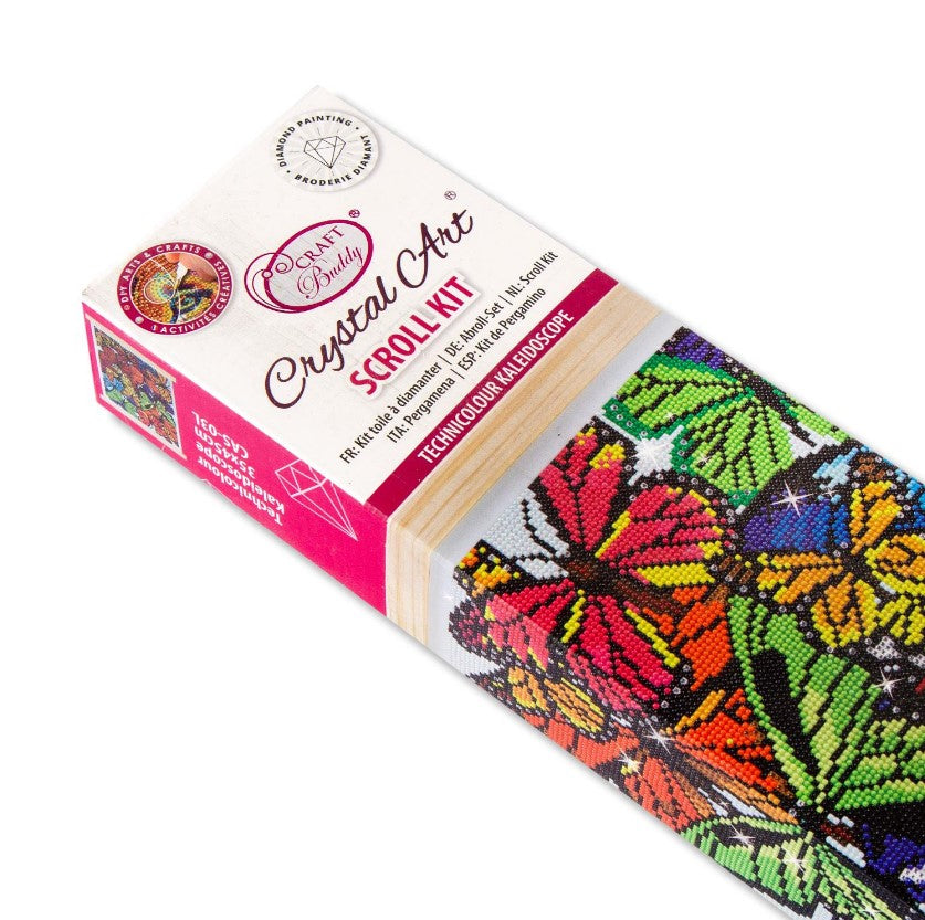 Crytal Art - Kit de poster à diamanter Technicolour Kaleidoscope