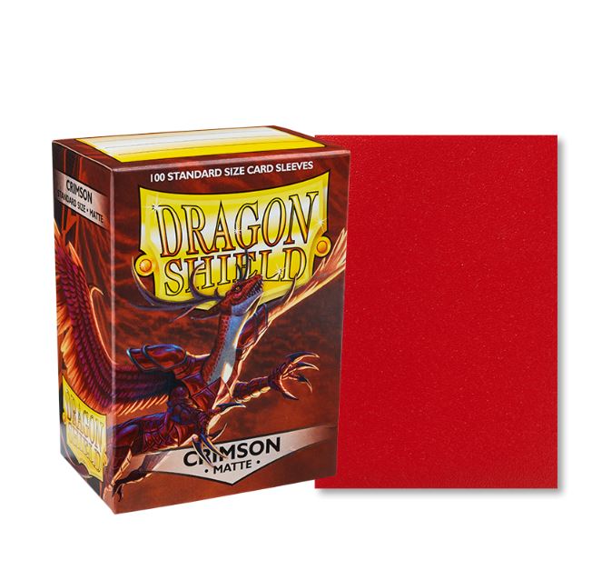 Sleeve Dragon Shield - Crimson Matte