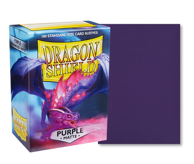 Sleeve Dragon Shield - Purple Matte