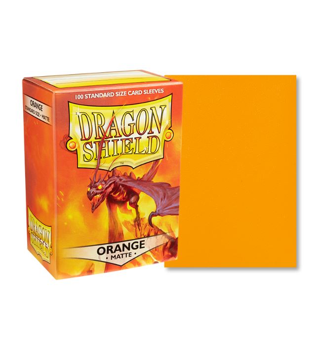 Sleeve Dragon Shield - Orange Matte