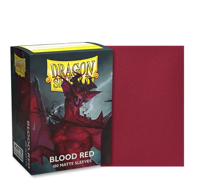 Sleeve Dragon Shield - Blood Red Matte