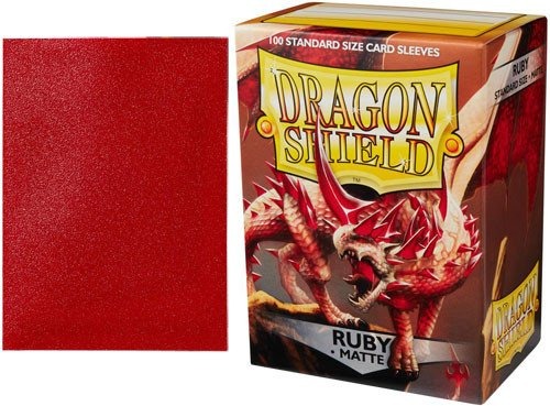Sleeve Dragon Shield - Ruby Matte