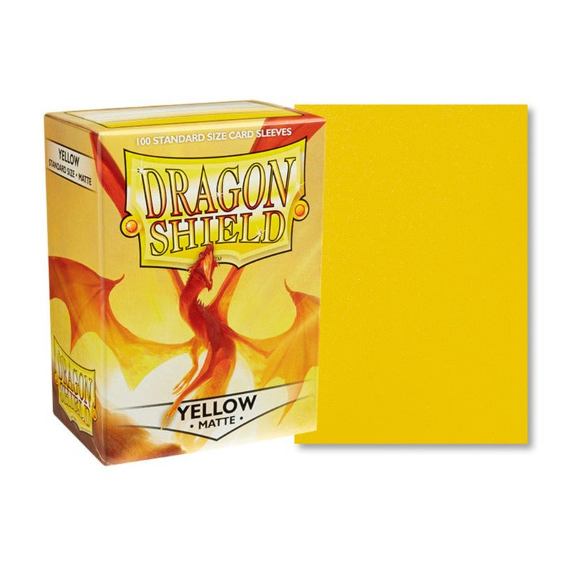 Sleeve Dragon Shield - Yellow Matte
