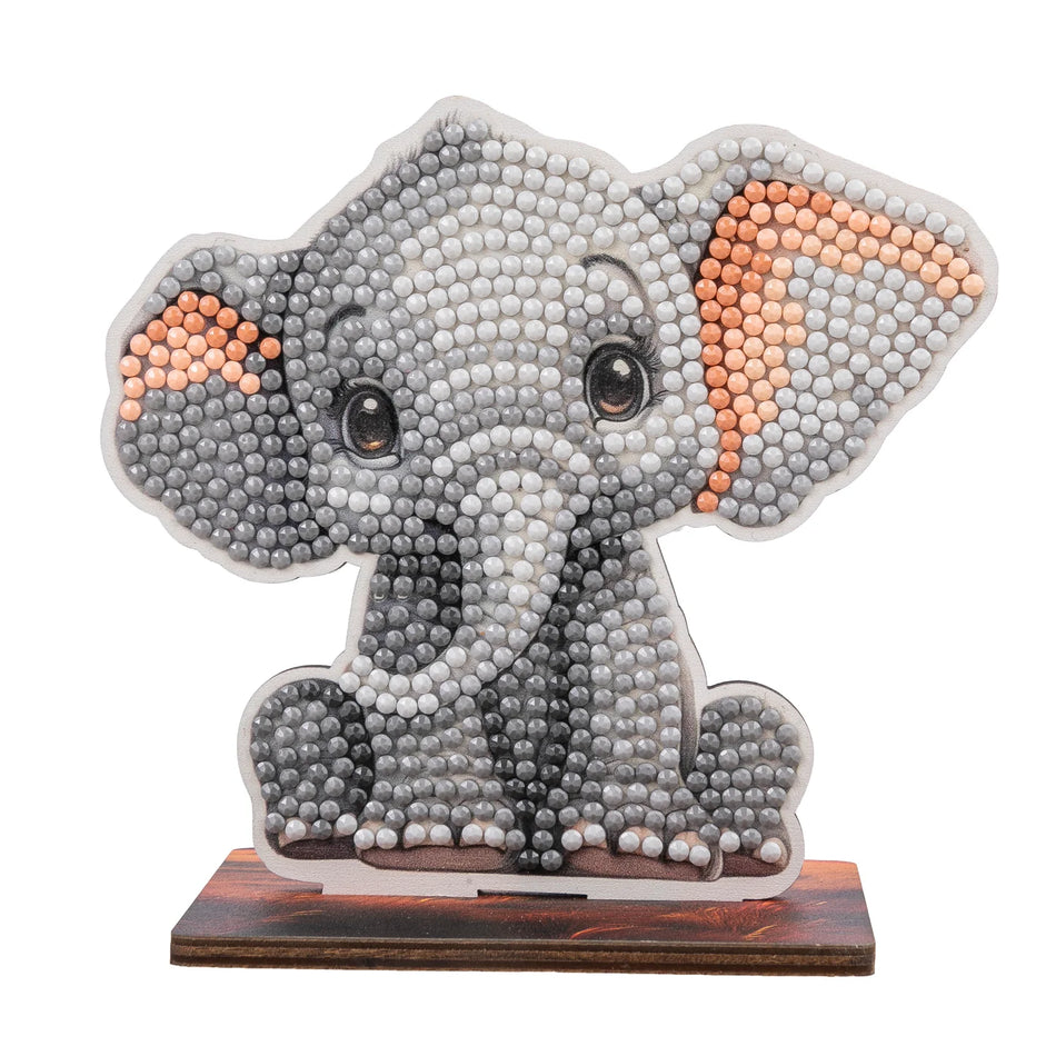 Crystal Art Carte Kit - Elephant