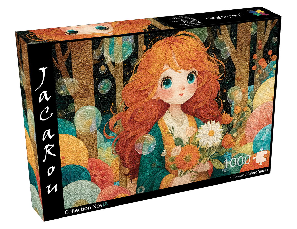 JaCaRou 1000 - Flowered Fabric Grace