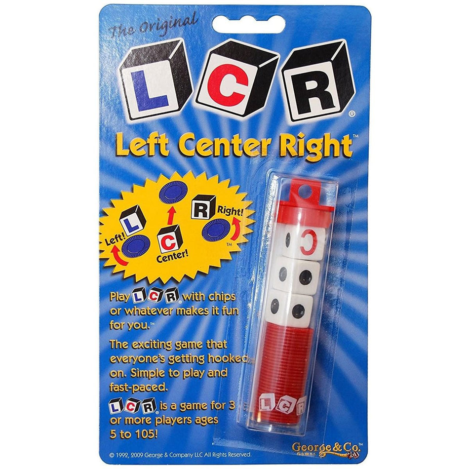 LCR / Left Center Right - Single Game (Tube Blister) (EN)