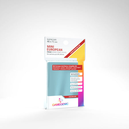 Gamegen!c 50 Sleeves - Mini Euro 46 x 71mm Ruby
