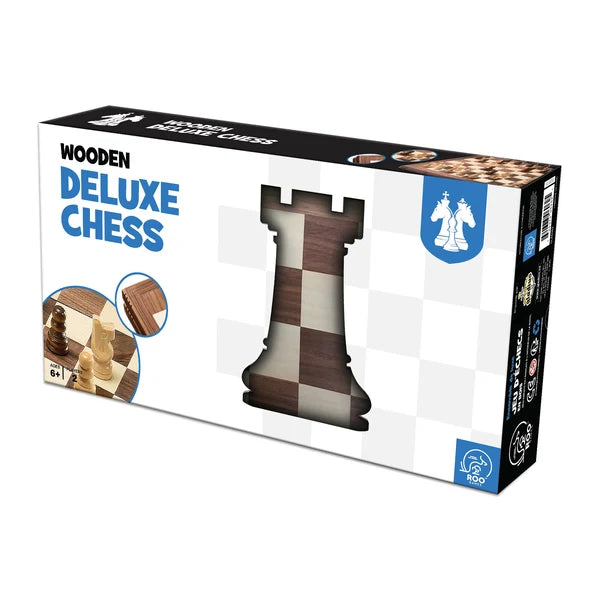 Jeu d’échecs en bois – Ensemble de luxe