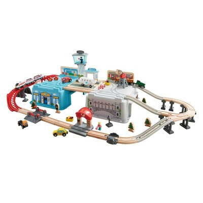 Hape Super Cityscape train bucket set