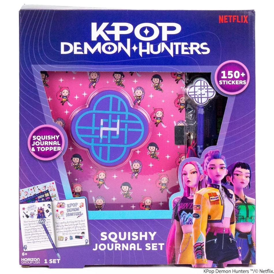 Kpop Demon Hunters - Ensemble de journal squishy