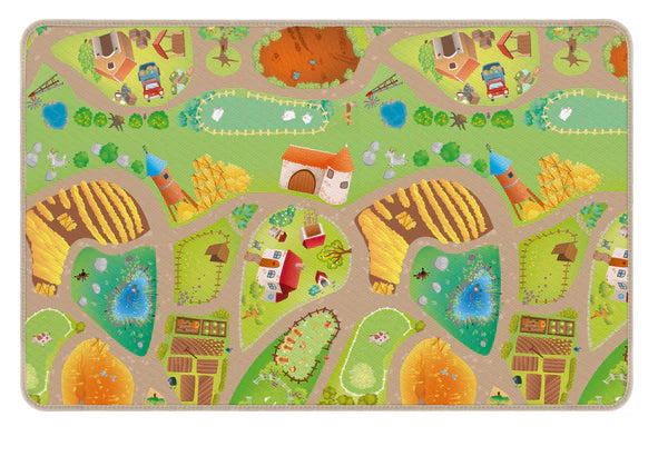 Tapis de Jeu Réversible Ville/Ferme