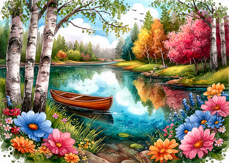 JaCaRou Diamant - Lac paisible / Calm Lake