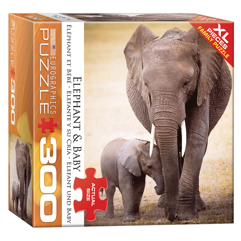 *****Eurographics 300 éléphant et bébé
