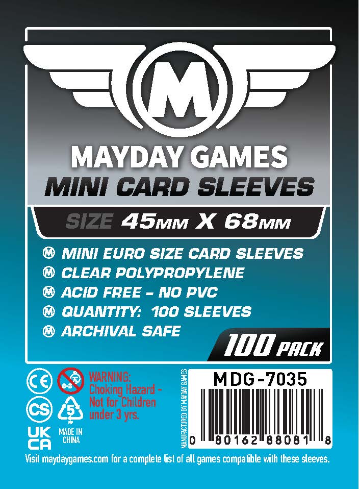Mayday Sleeves 45x68mm Standard 100pk