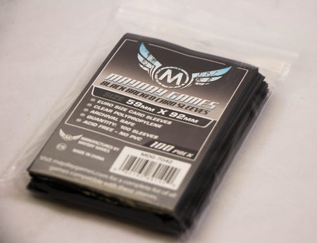 Mayday Sleeves 59x92mm Noir 100pk