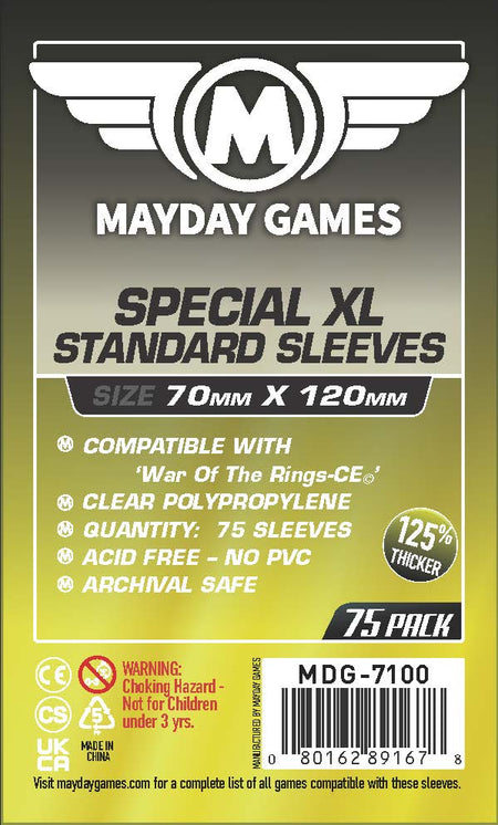 Mayday Sleeves 70x120mm Premium 75pk