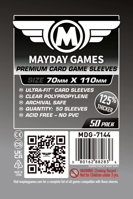 Mayday Sleeves 70x110mm Premium 50pk