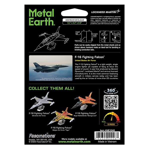 Metal Earth - F-16 Fighting Falcon