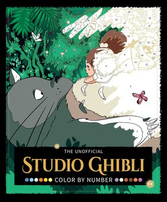 The Unofficial Studio Ghibli Color by Number book