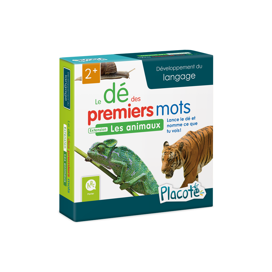 Placote - le dé des premiers mots extension Les Animaux