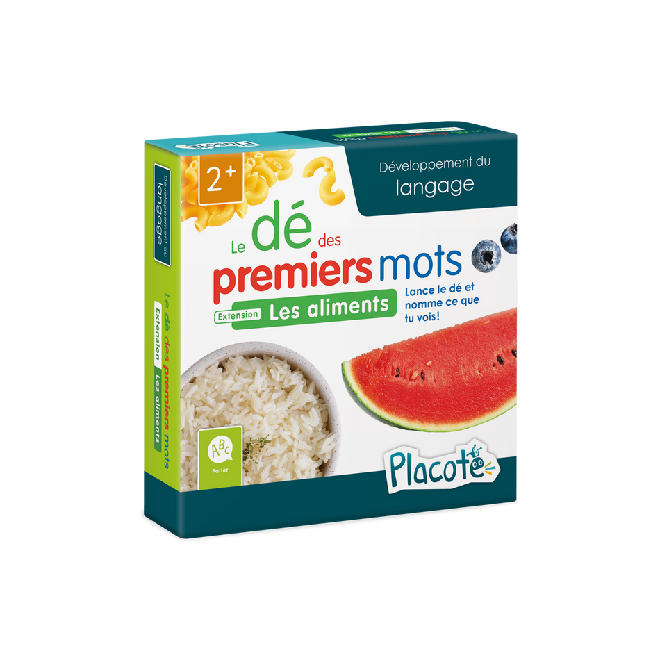 Placote - le dé des premiers mots extension Les Aliments