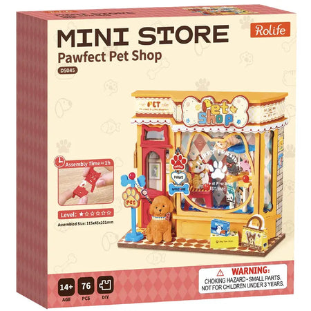 Rolife DS045 - Mini Store - Pawfect Pet Shop