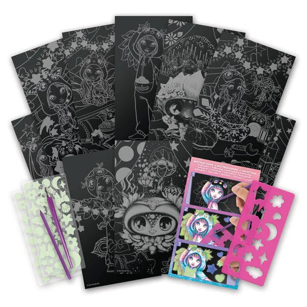 Nebulous Star - Pages à gratter à emporter - Party Pyjama