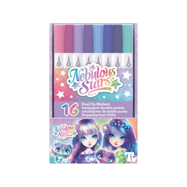 Nebulous Stars - 16 marqueurs double-pointe