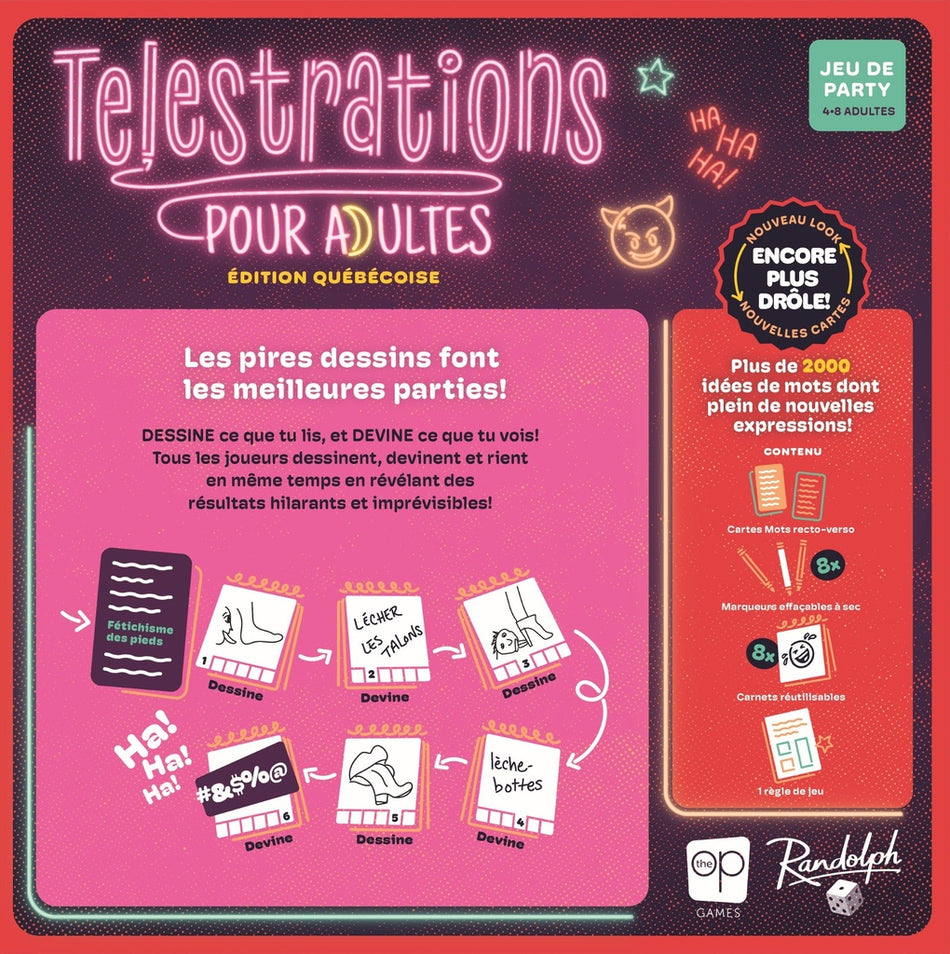 Telestration pour adulte