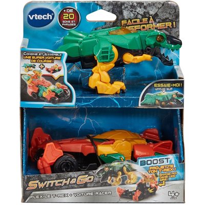 Vtech - Switch & Go - Flex le t-rex + voiture racer