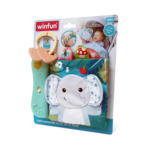 Winfun - Livre sensoriel - Amis de la forêt