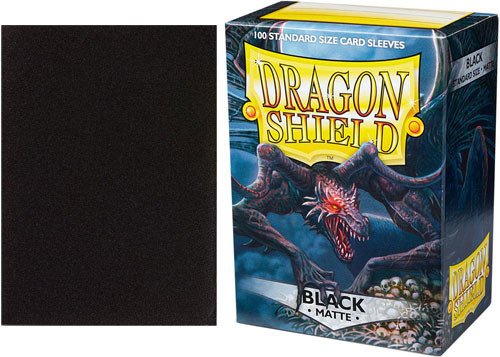 Sleeve Dragon Shield - Black Matte