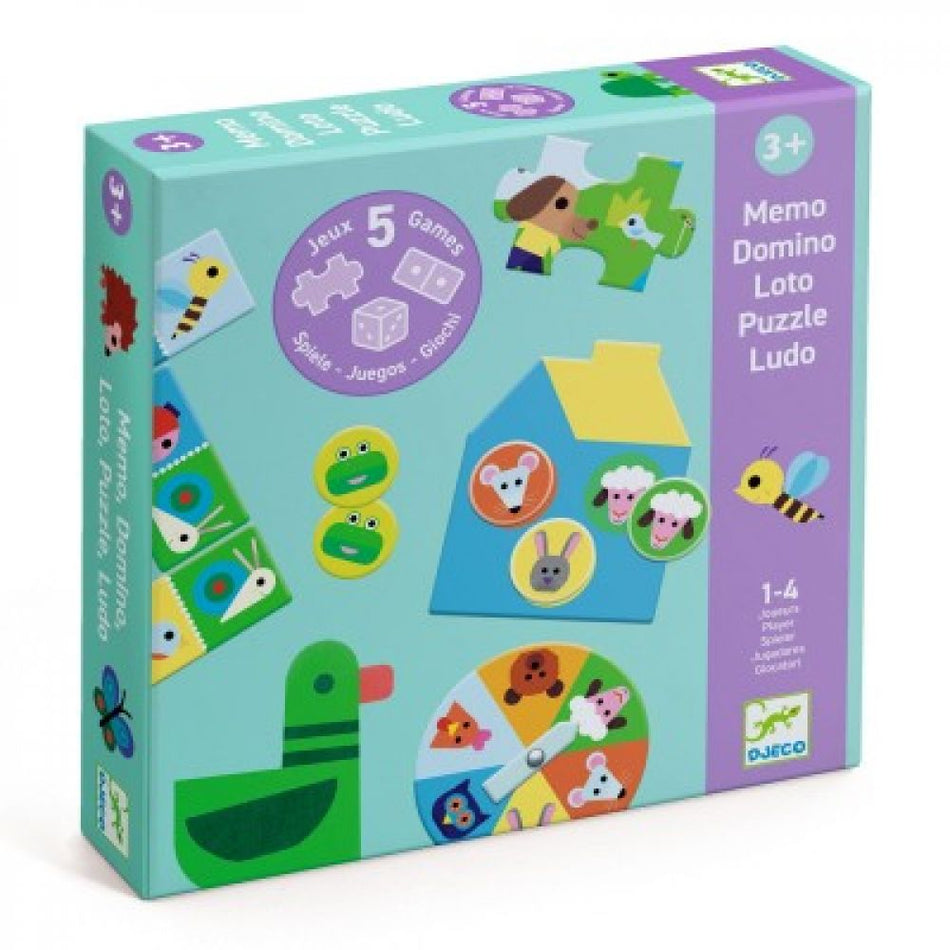 Djeco - 5 jeux à la ferme