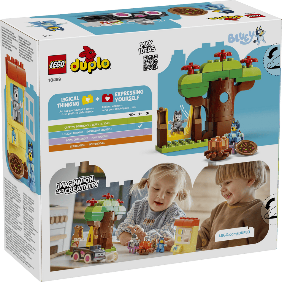 Lego 10469 Duplo - Les livreuses de pizza avec Muffin et Bluey