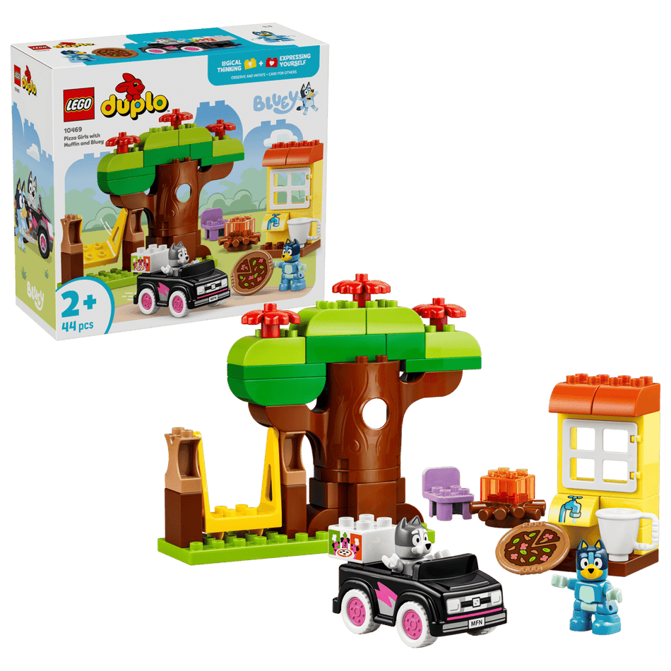 Lego 10469 Duplo - Les livreuses de pizza avec Muffin et Bluey