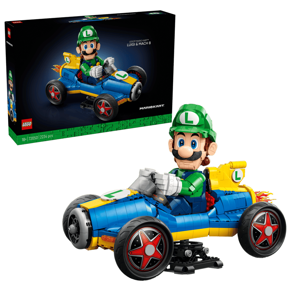 Lego 72050 Icons - Mario Kart: Luigi & Mach 8