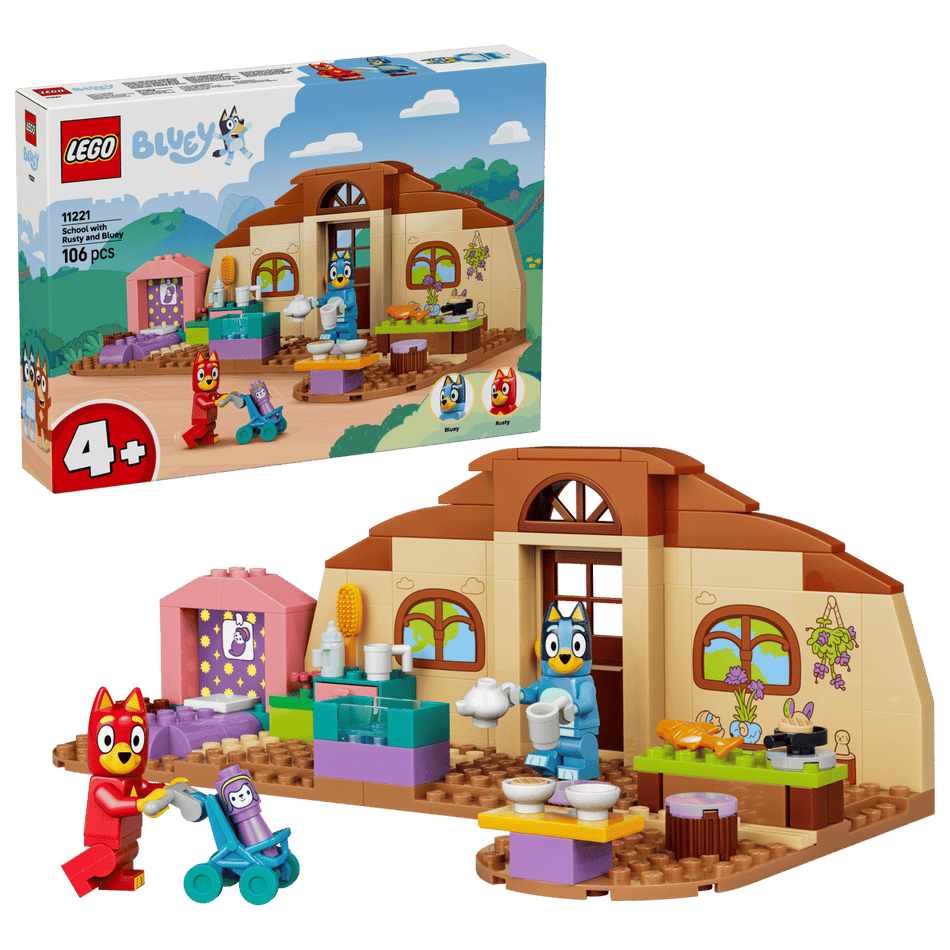 Lego 11221 Bluey - L'école avec Rusty et Bluey