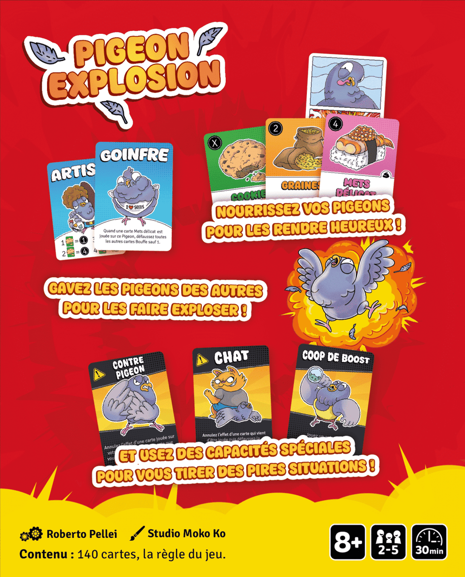 Pigeon Explosion et Paf les Piafs!