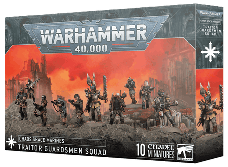 Warhammer 40K - Chaos Space Marines - Traitor Guardsmen Squad