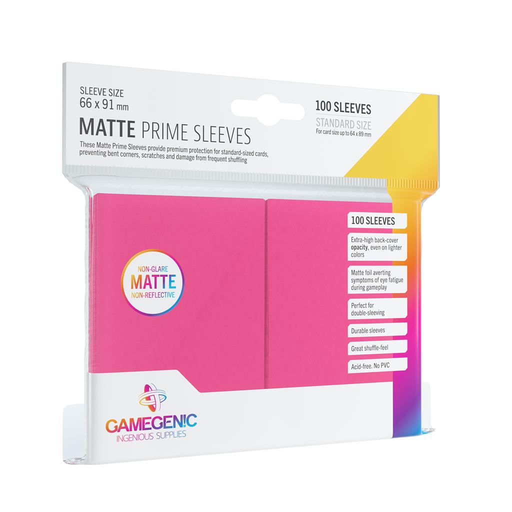 Gamegen!c 100 Matte Prime Sleeves - Standard 66x91 - Rose/Pink