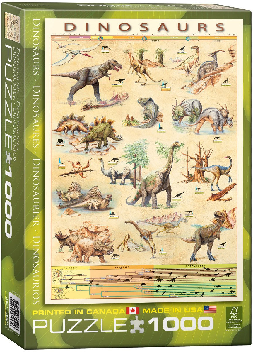 *****Eurographics 1000 Dinosaurs