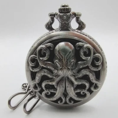 Cthulhu argenté Porte-dés en métal avec mini-dés