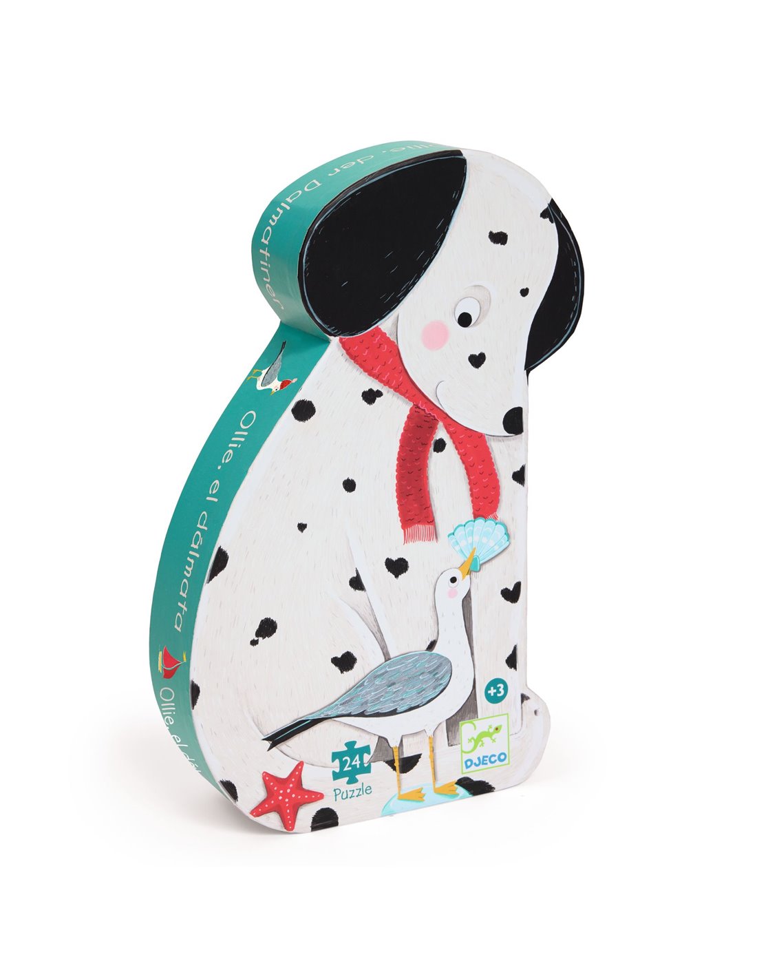Djeco - Puzzle silhouette 24 - Ollie, le dalmatien